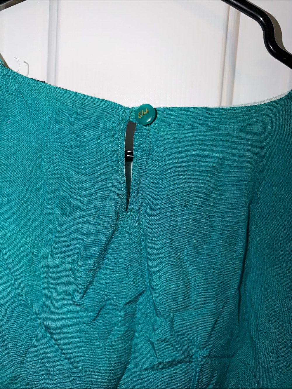 Vintage Indonesian Batik Elok Caftan open size up to Lg - Picture 8 of 8